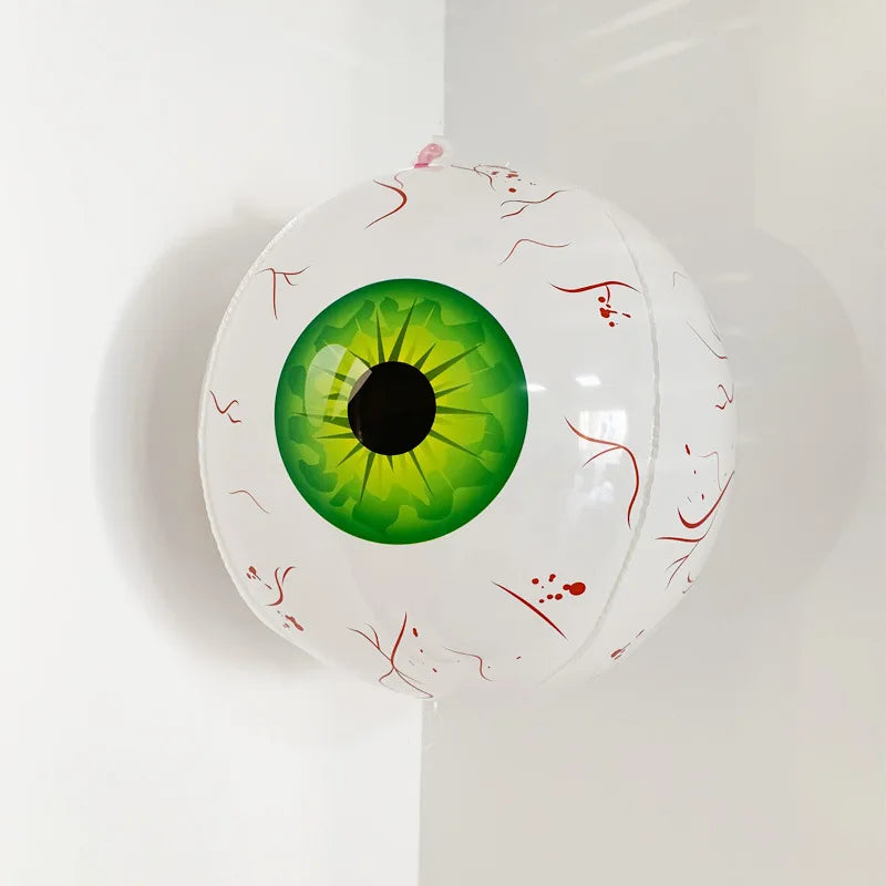 22" Halloween Inflatable 4D Bloodshot Eyeball Balloon Decor