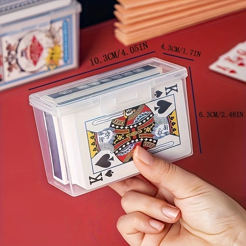 Clear Waterproof Playing Card Cases | Plastic Storage Boxes