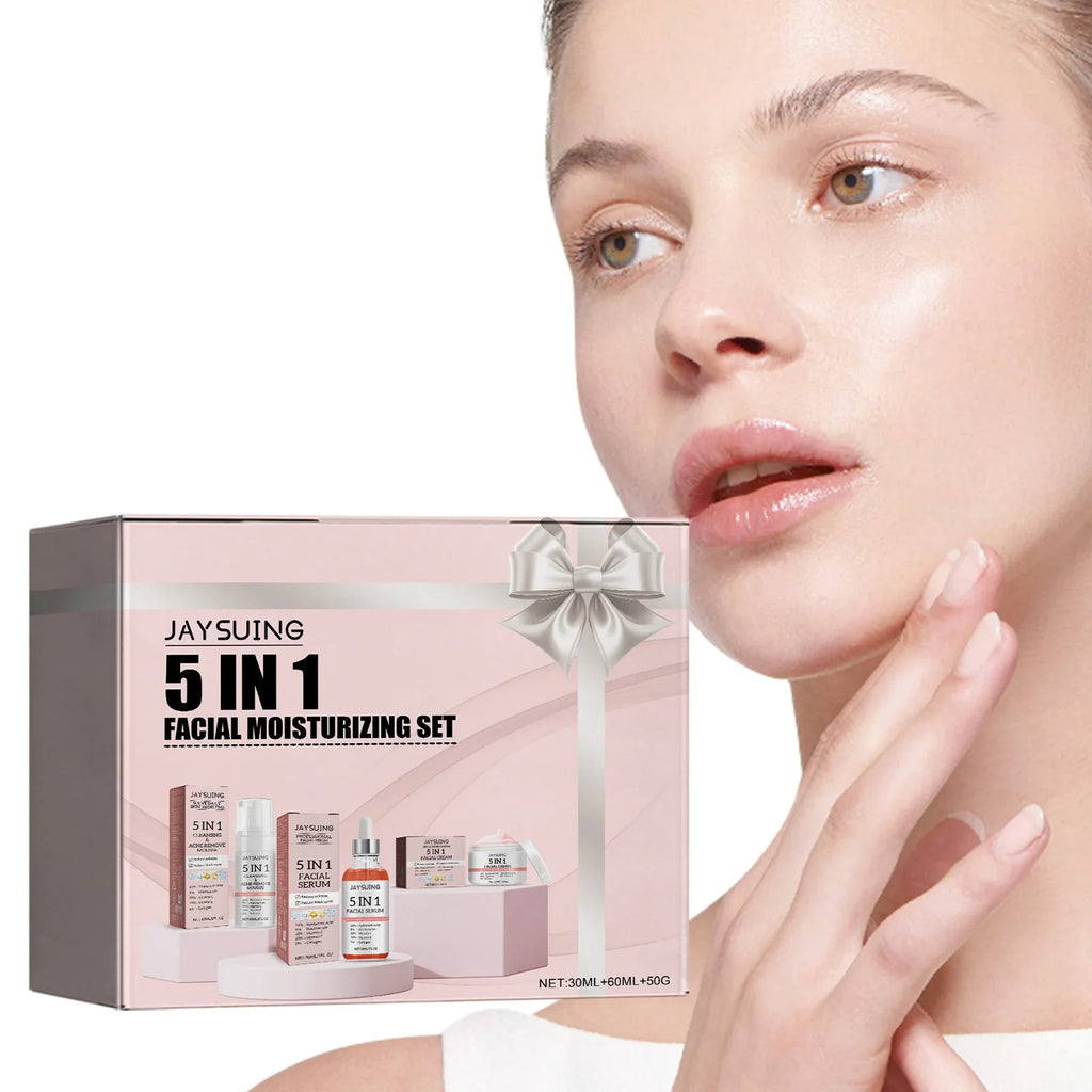 Jaysuing 5-in-1 Collagen Facial Kit – Hydrate, Brighten & Firm