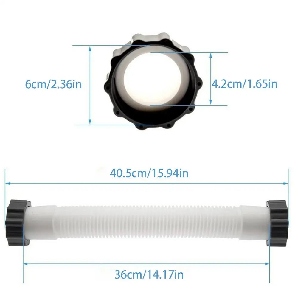 Pool Pump Hose Heavy-duty Flexible Quick-connect Parts Swimming