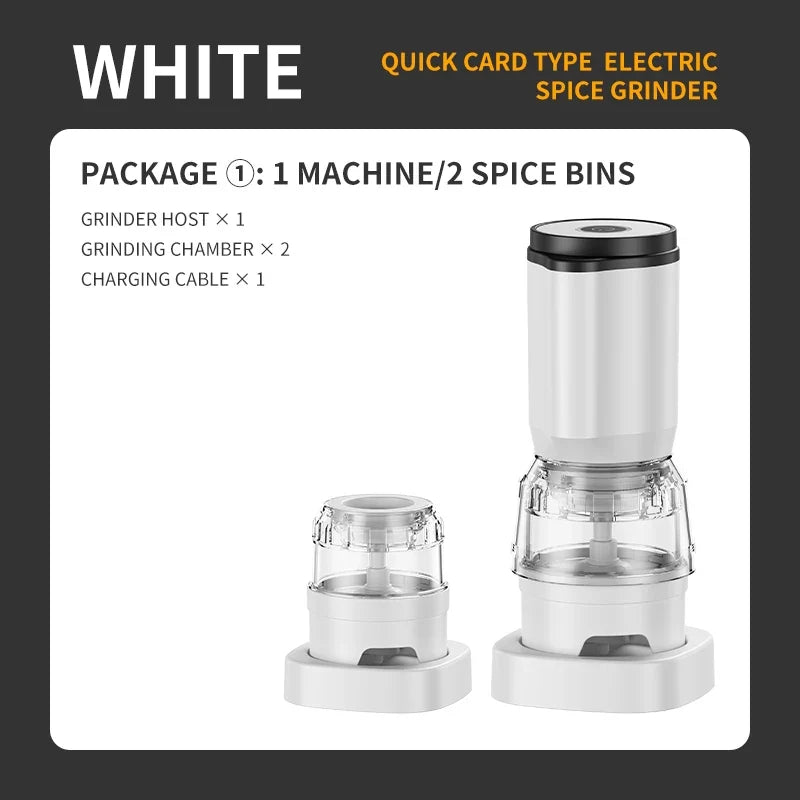 BALASHOV Electric Salt & Pepper Grinder Set – Rechargeable