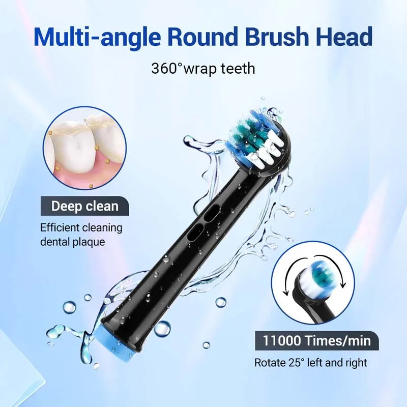 Rotating Electric Toothbrush | 3 Modes, 30-Day Battery & Case