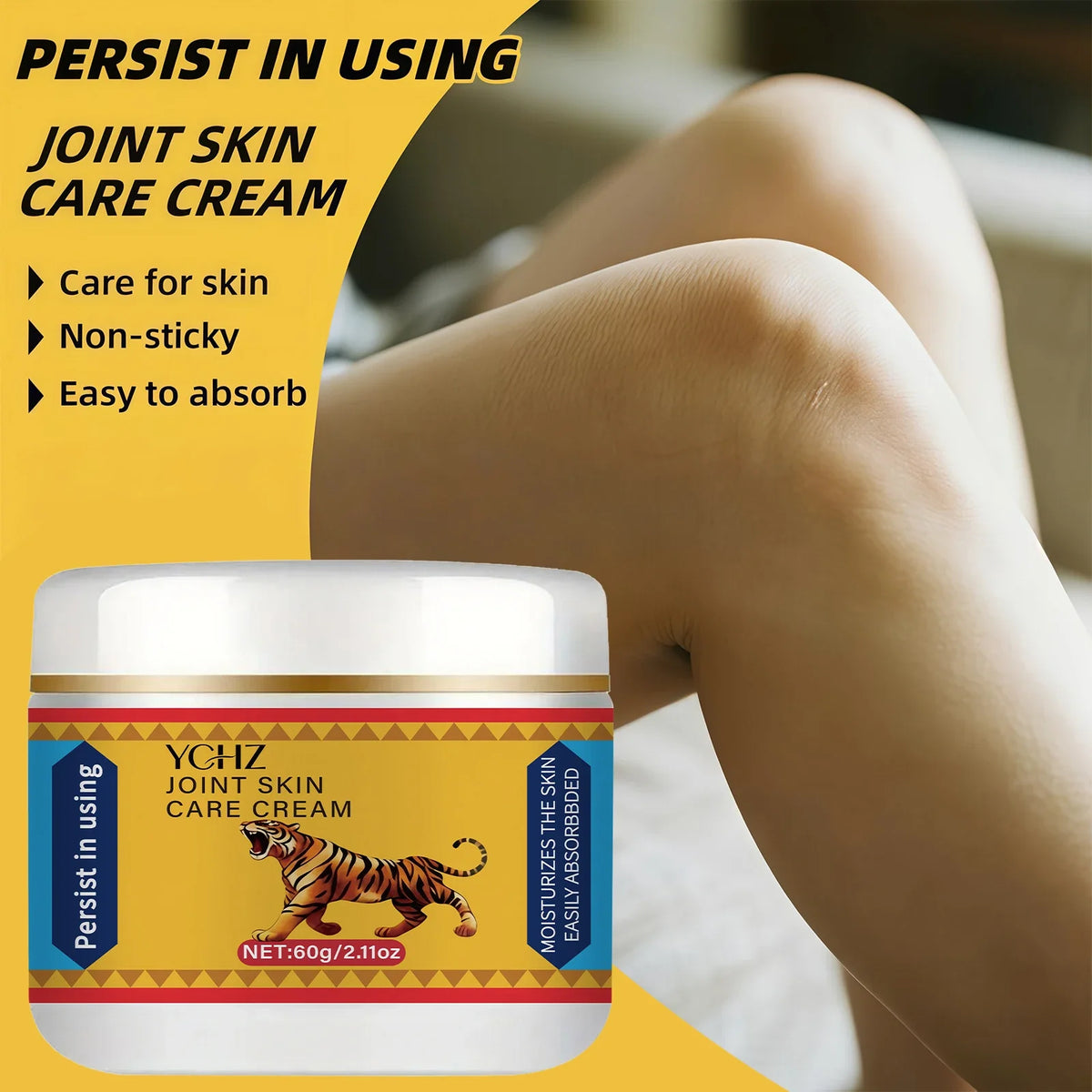 Tiger Massage Cream – Moisturizing Body Cream for Sports | 60g