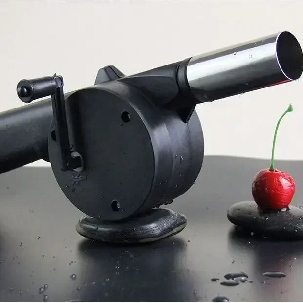 Manual Hand Crank BBQ Blower | Charcoal Grill Fire Starter