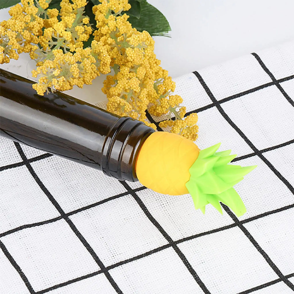 Wine Stopper Reusable Pineapple Shape Beverage Preservation Funny