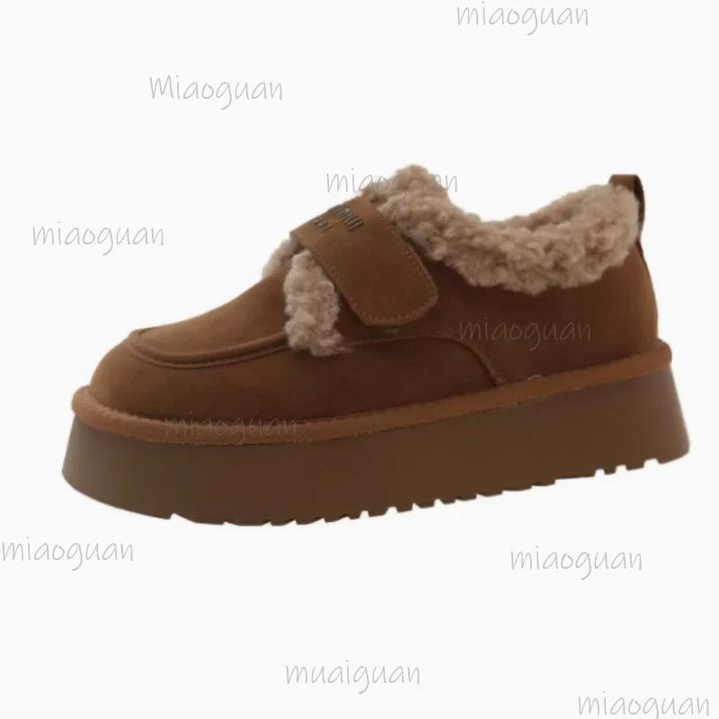 Women's Winter Plush Snow Boots – Warm, Lightweight & Non-Slip