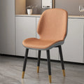 Modern Dining Chair – Padded Foam Seat & Metal Frame