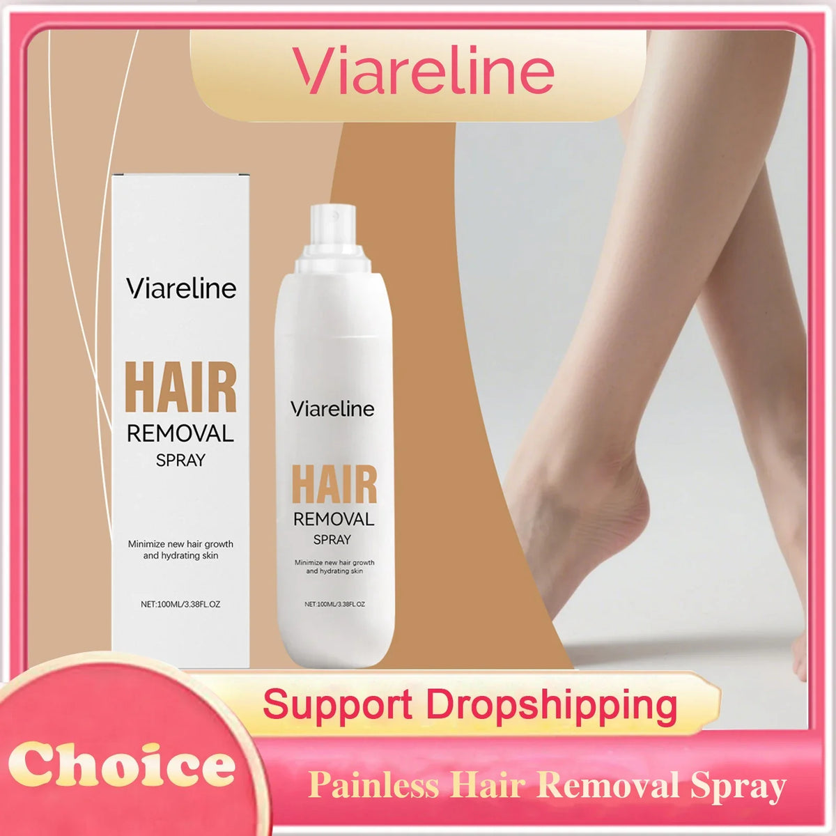 Painless Hair Removal Spray Full-body Growth Inhibition Soothing