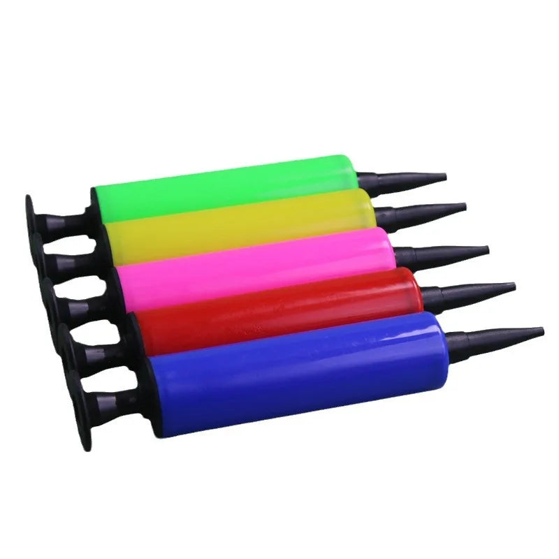 Hand Push Balloon Pump – Double-Action Party Inflater