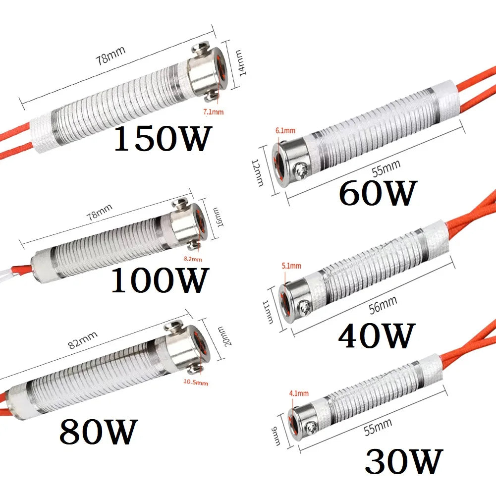 Electric Soldering Iron Core 30 40 60 80 100 150W 220V External Heat
