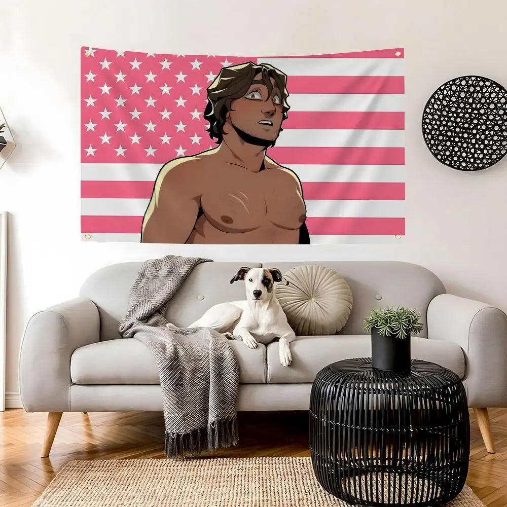 Indoor & Outdoor Decorative Flag – Wall Art Banner | 6 Sizes