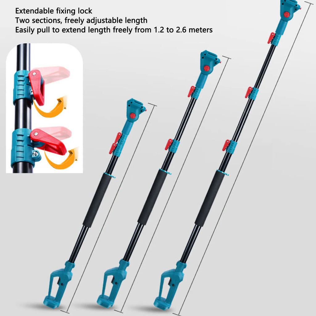 Electric Chainsaw Extension Pole Aluminum Alloy Adjustable Telescopic