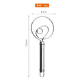 Danish Dough Whisk Traditional Wooden Handle Stainless Steel Hook