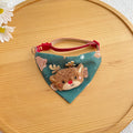 Christmas Pet Triangle Scarf Collar Cute Cat Accessories Dog Red Elk
