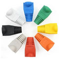 30-Pack RJ45 Strain Relief Boot Caps for CAT5E & CAT6 Cables