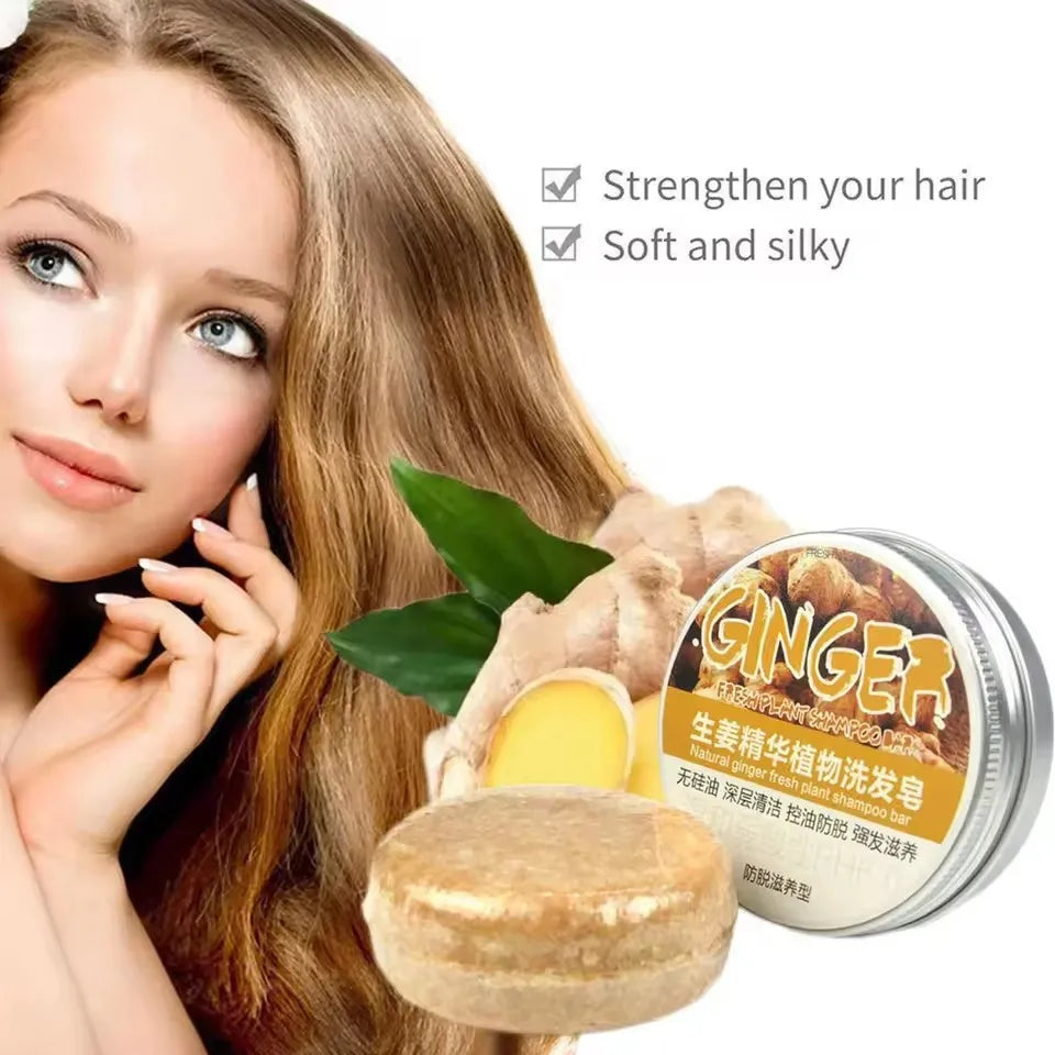 SADOER Ginger & Lavender Shampoo Bar – Soft, Silky Hair