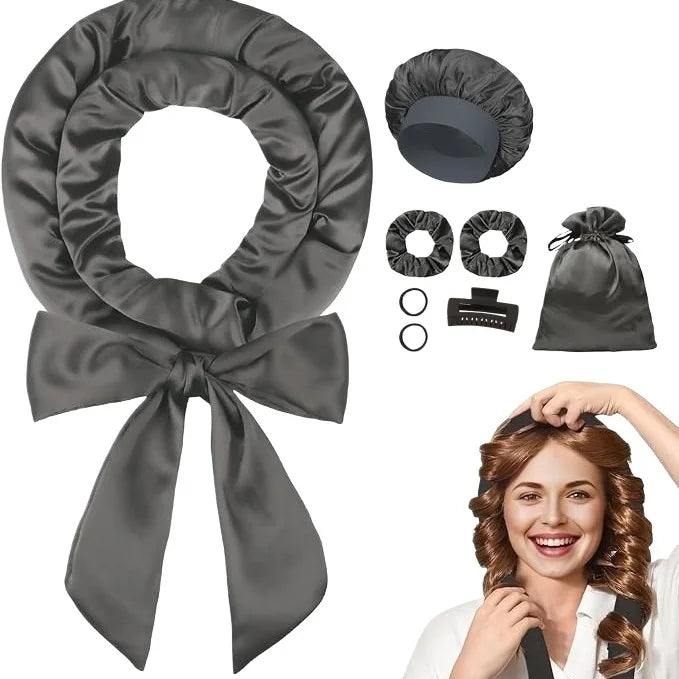 Heatless Curl Headband – Overnight Hair Curler for Long Hair