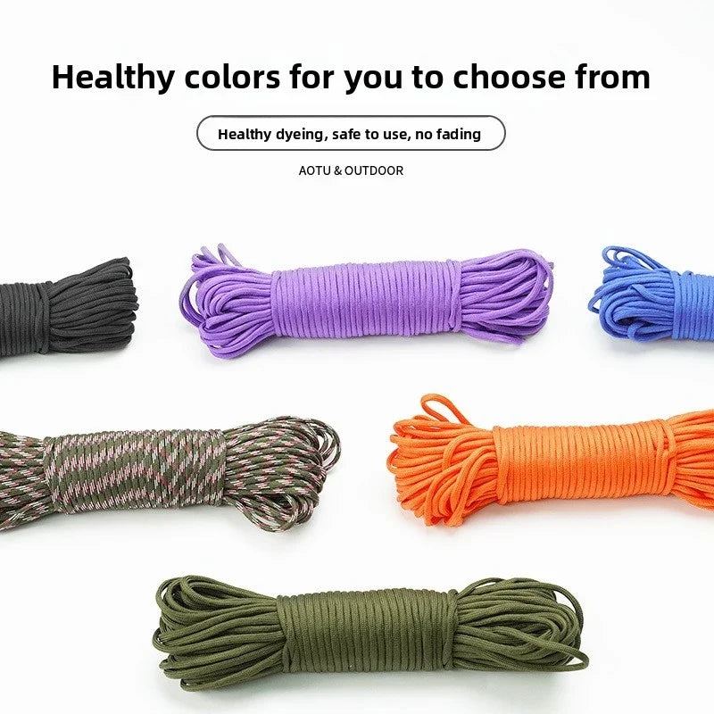 4mm 7-Core Paracord Rope 31m – 280 lb Braided Survival Cord