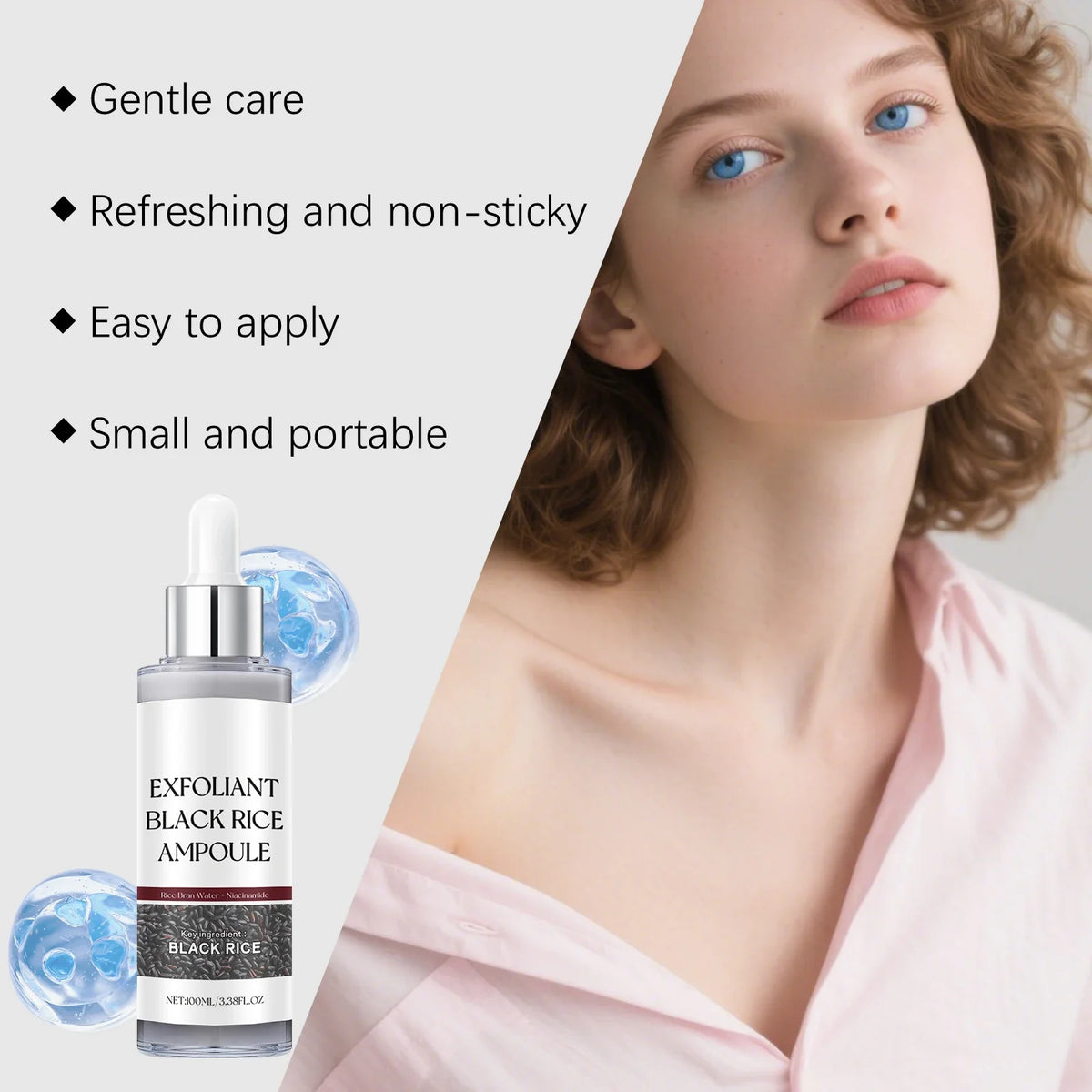Black Rice Face Exfoliating Essence – Smooth & Soften Skin