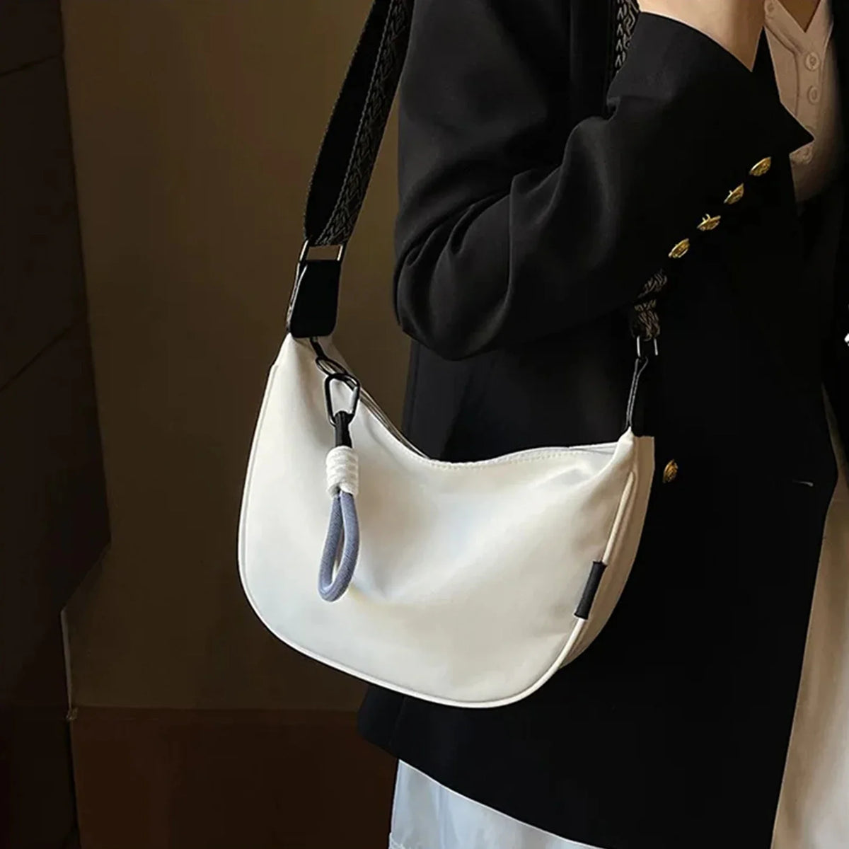 Women's Sling Crossbody Dumpling Bag | Adjustable Travel Bag