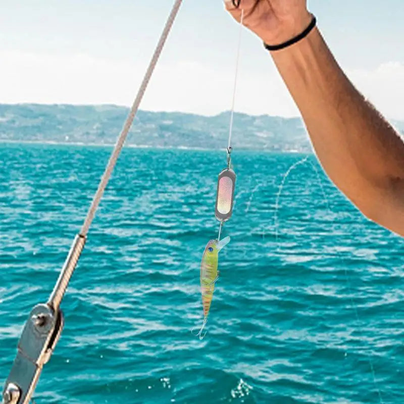 Fishing Flashers Trolling Salmon Diving Board Metal Flash Boards