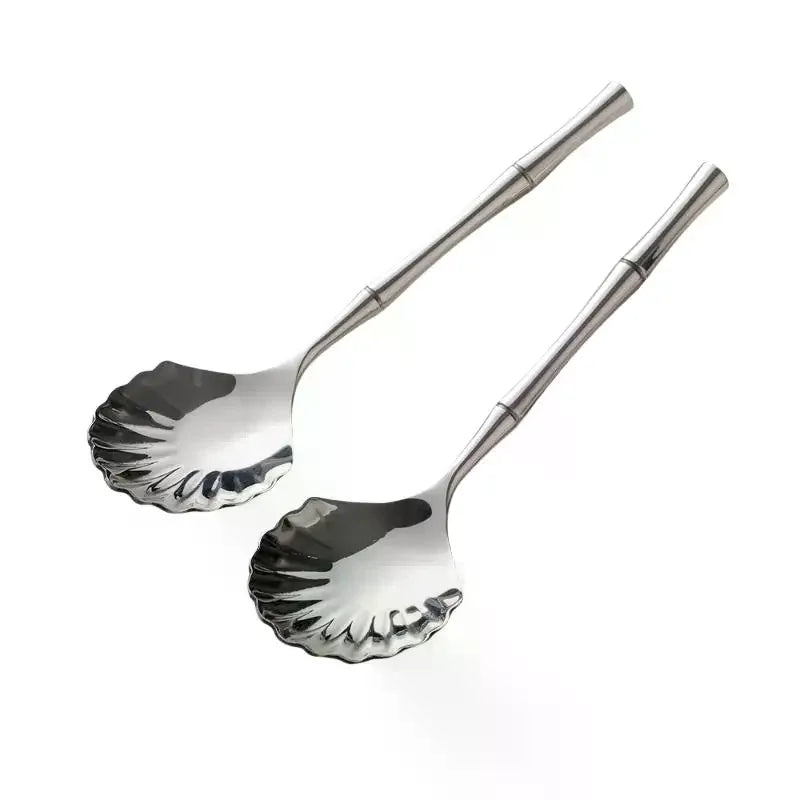Seashell Stainless Steel Teaspoon | Coffee & Dessert Spoon