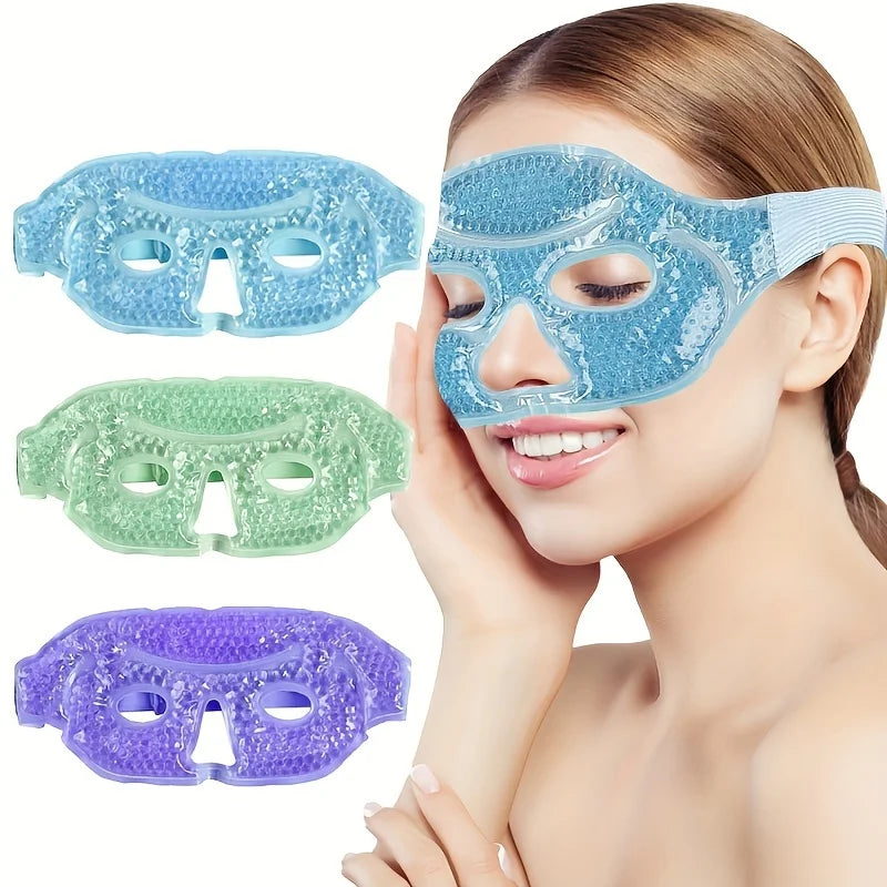Hot & Cold Compress Half-Eye Mask – 3 Colors | Single Pack