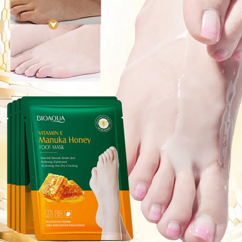 Vitamin E & Honey Foot Mask – Nourish, Soften & Smooth Feet