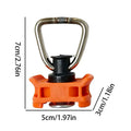 L Track Single Stud Tie Down Ring | Heavy Duty Cargo Fitting