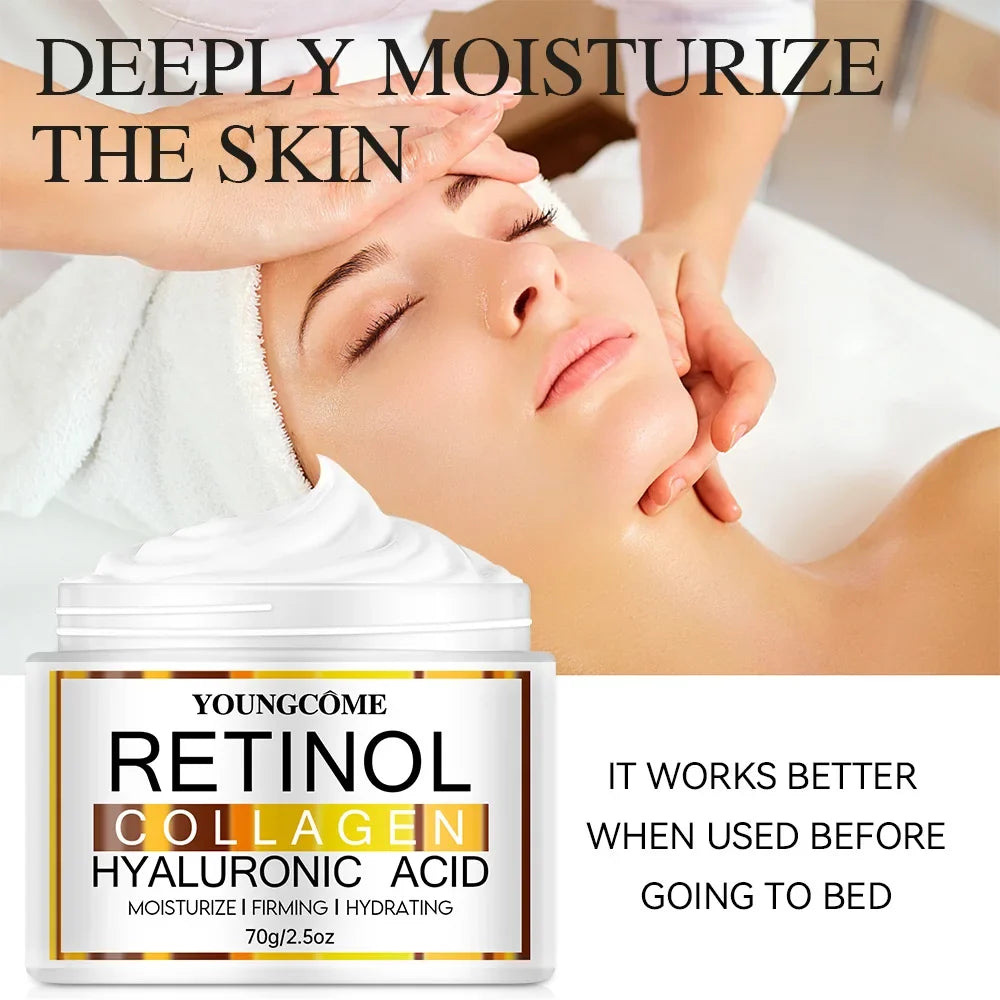 LGRAMER Retinol Face Cream – Collagen & Hyaluronic Acid
