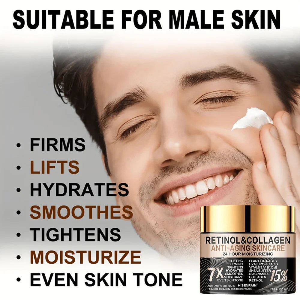 HISENRAIN Retinol Collagen Face Cream – Firming Moisturizer