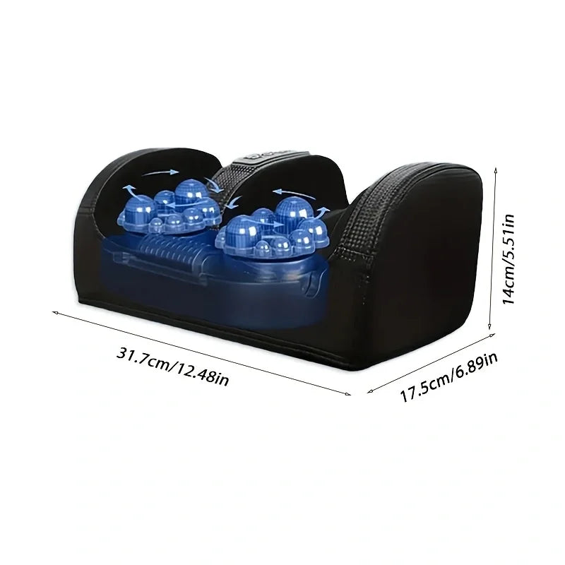 Heating & Kneading Foot Massager | 20 Heads, Smart Timer