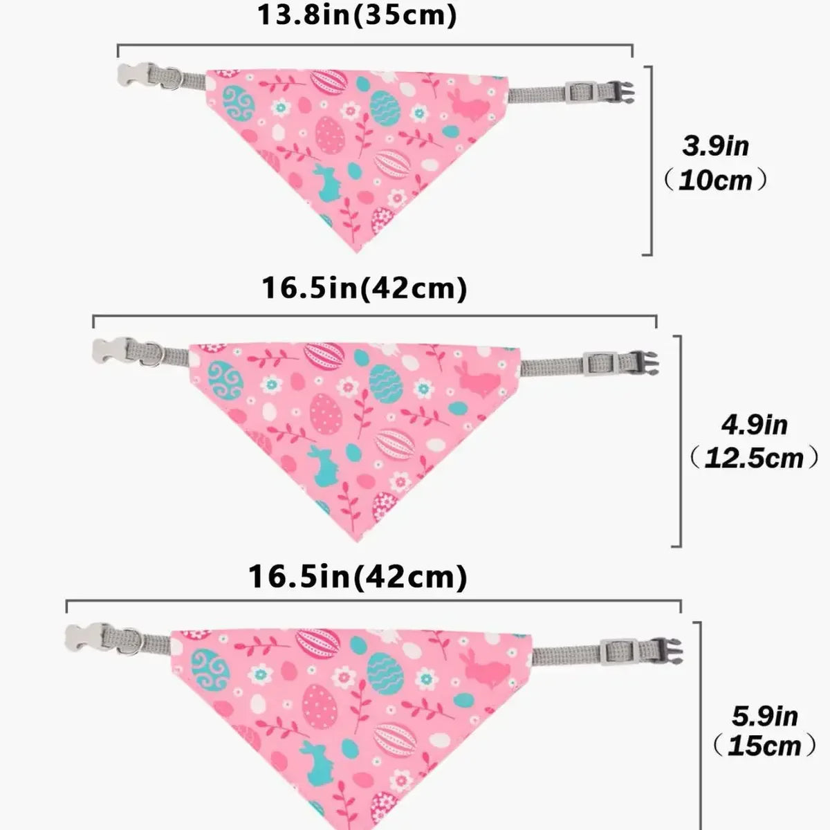 Pet Saliva Towel Adjustment Cute Cartoon Bear Weaved Dog Cat Collar