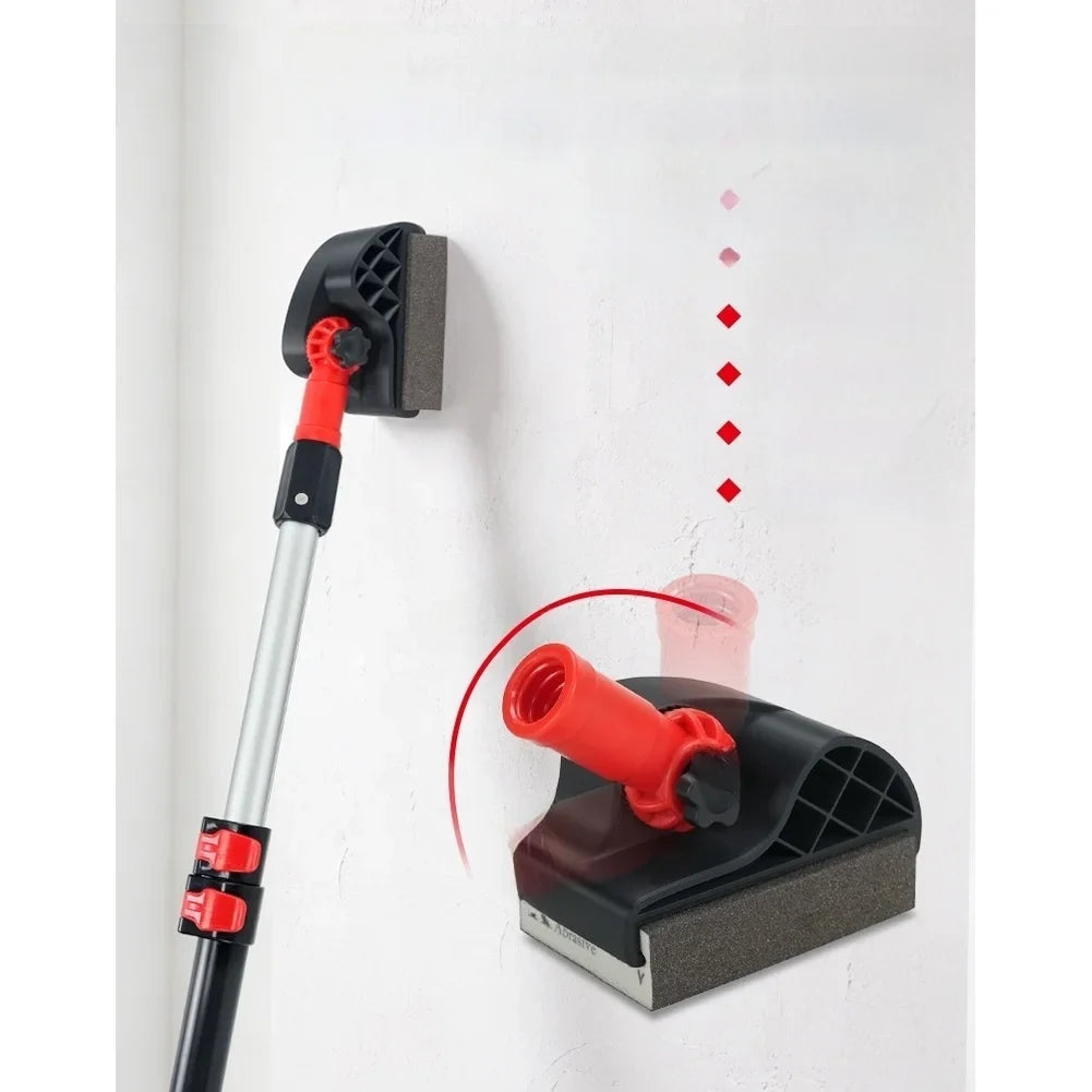 Adjustable Sanding Sponge Block Kit with 60–198cm Extendable Pole