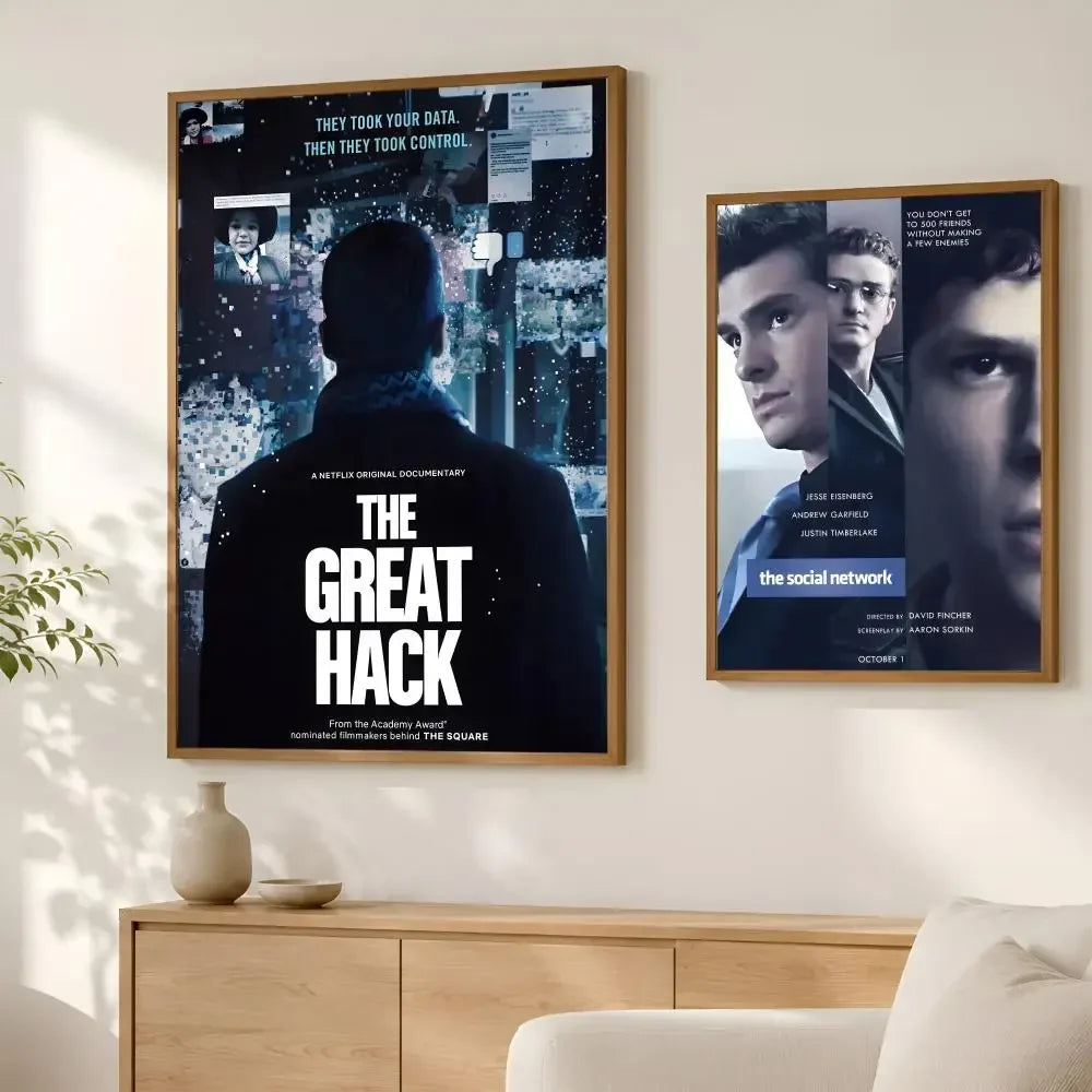 The Social Network Movie Poster – HD Self-Stick PVC Wall Art