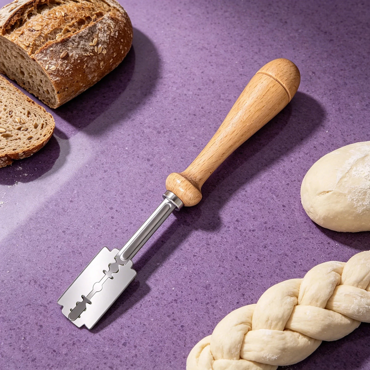 Bread Lame – Stainless Steel Dough Scoring Tool for Bakers