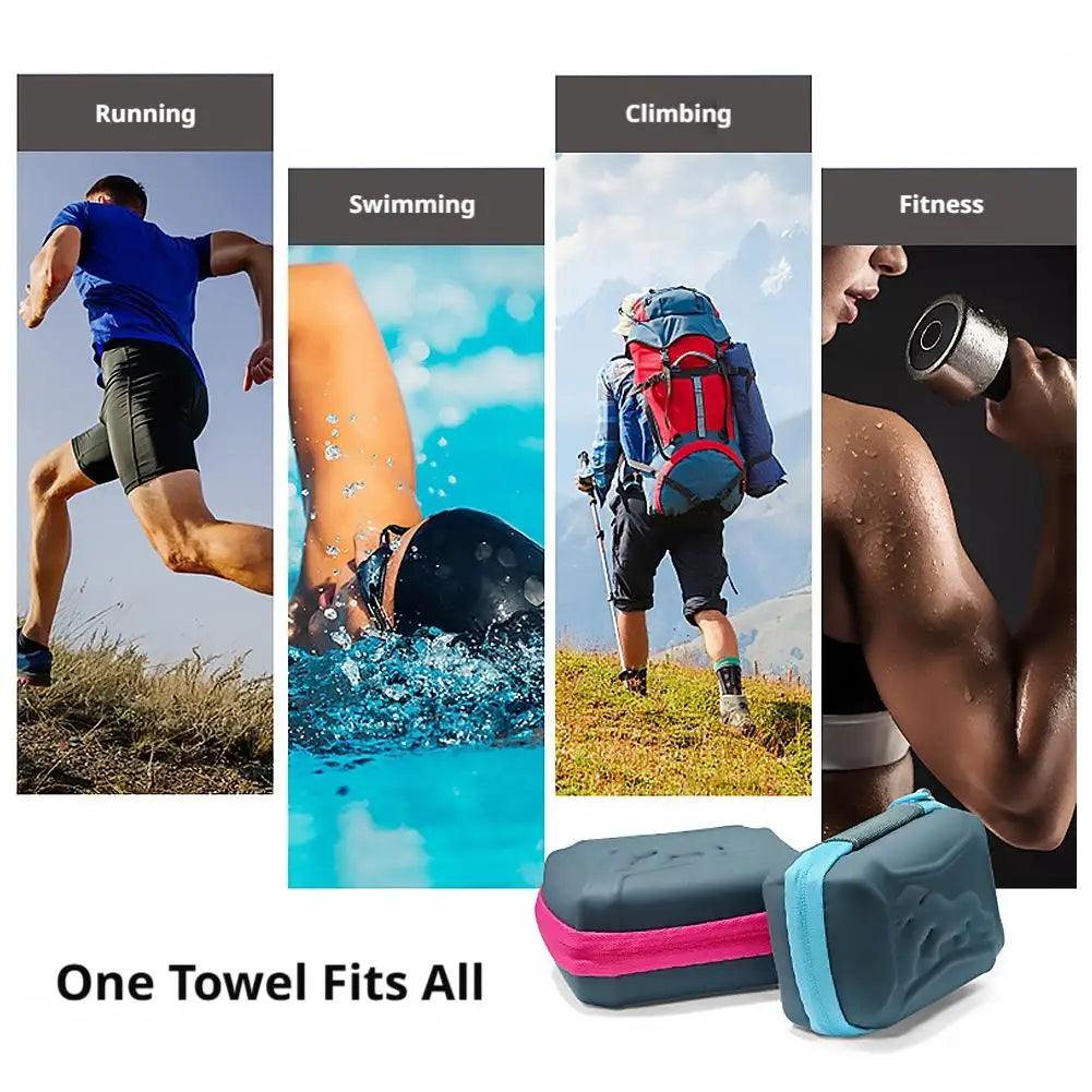 Cooling Towel for Sports & Yoga | Quick Dry Microfiber 30x80cm