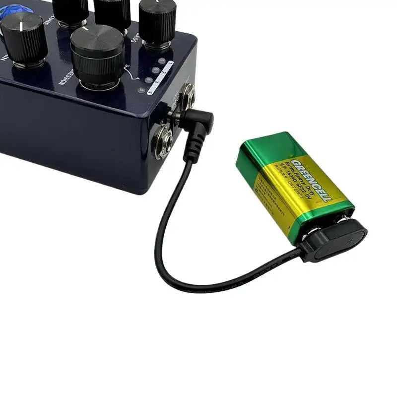 Effect Pedal 9V Battery Clip Converter Power Cable Snap Connector