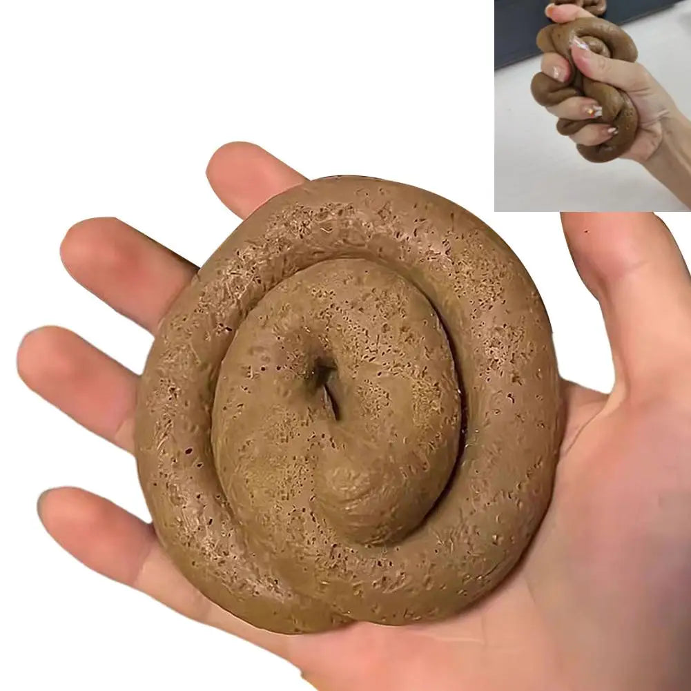 Simulated Feces Prank Props Fake Dog Poop Stress-relieving Toys Play