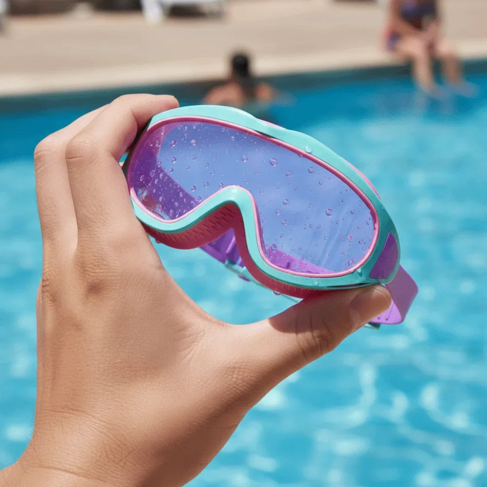 Anti-Fog Kids Swimming Goggles – UV Protection Large Frame