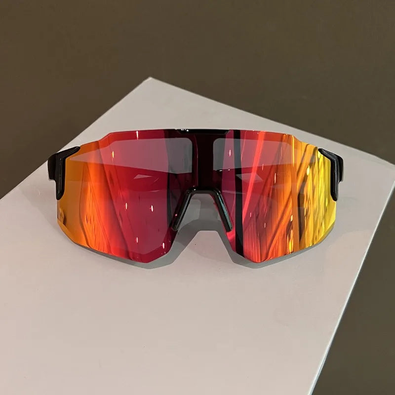 Oversized UV400 Wraparound Sports Sunglasses – Cycling & Hiking