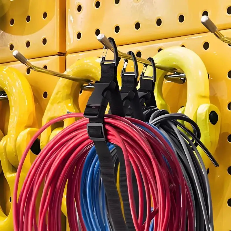 45cm Heavy-Duty Adjustable Storage Straps | 3-Axis Buckle