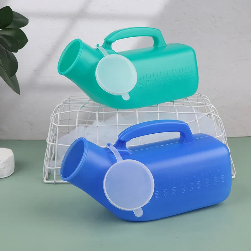 Portable Urinal Bottle 1000/1200ml – Plastic Pee Bottle with Lid