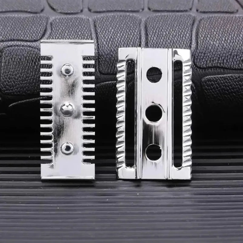 YAQI Slant Double-Edge Safety Razor Head – Aggressive Chrome