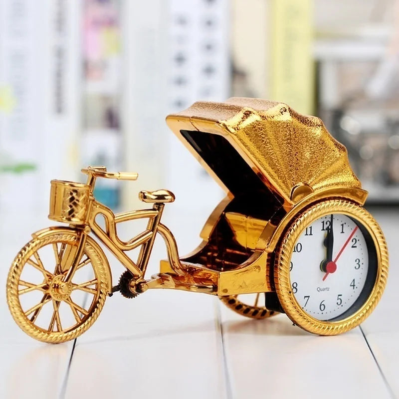 Retro Rickshaw Alarm Clock – Kids Decorative Bedside Clock
