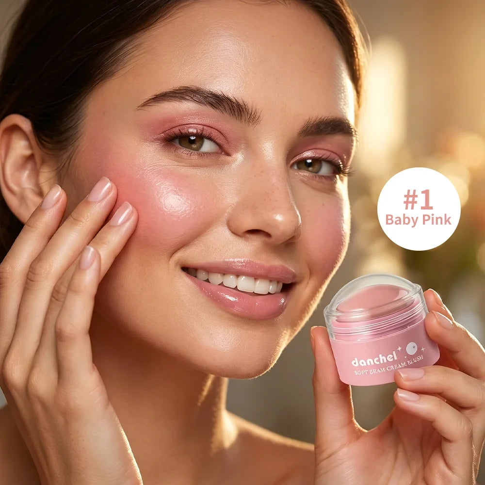 Matte Cream Blush Stick – Waterproof & Long-Lasting | 6 Shades