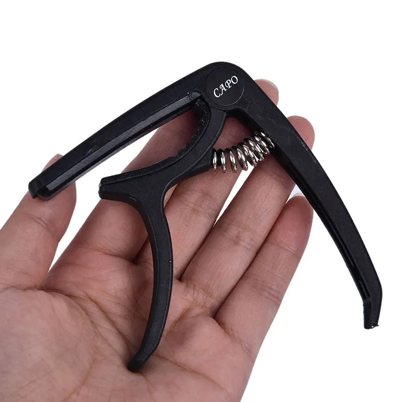 Guitar Capo & 5 Picks Set – Acoustic, Electric & Ukulele