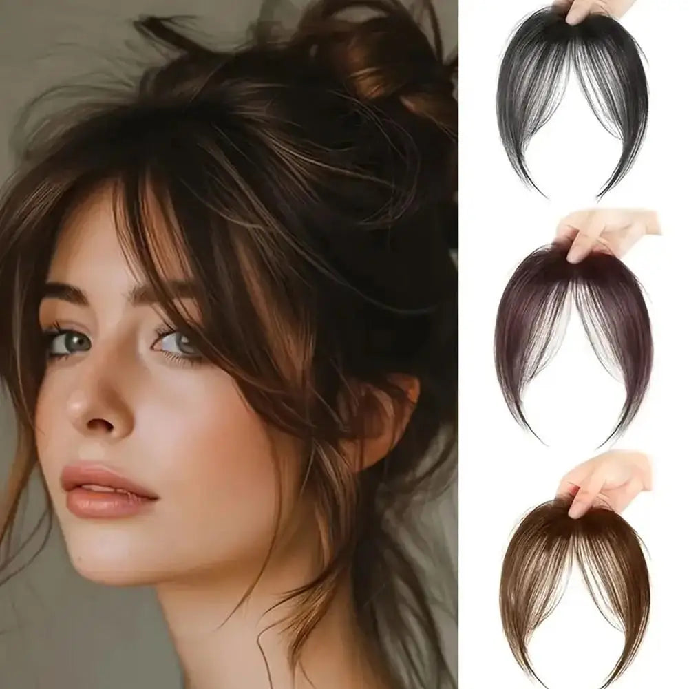 Heat Resistant Synthetic Bang Hairpiece | Multi-Color Options