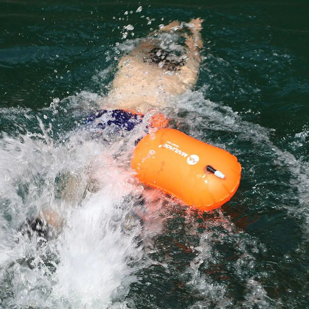Inflatable Swimming Float Dry Bag with Waist Belt | Water Sport