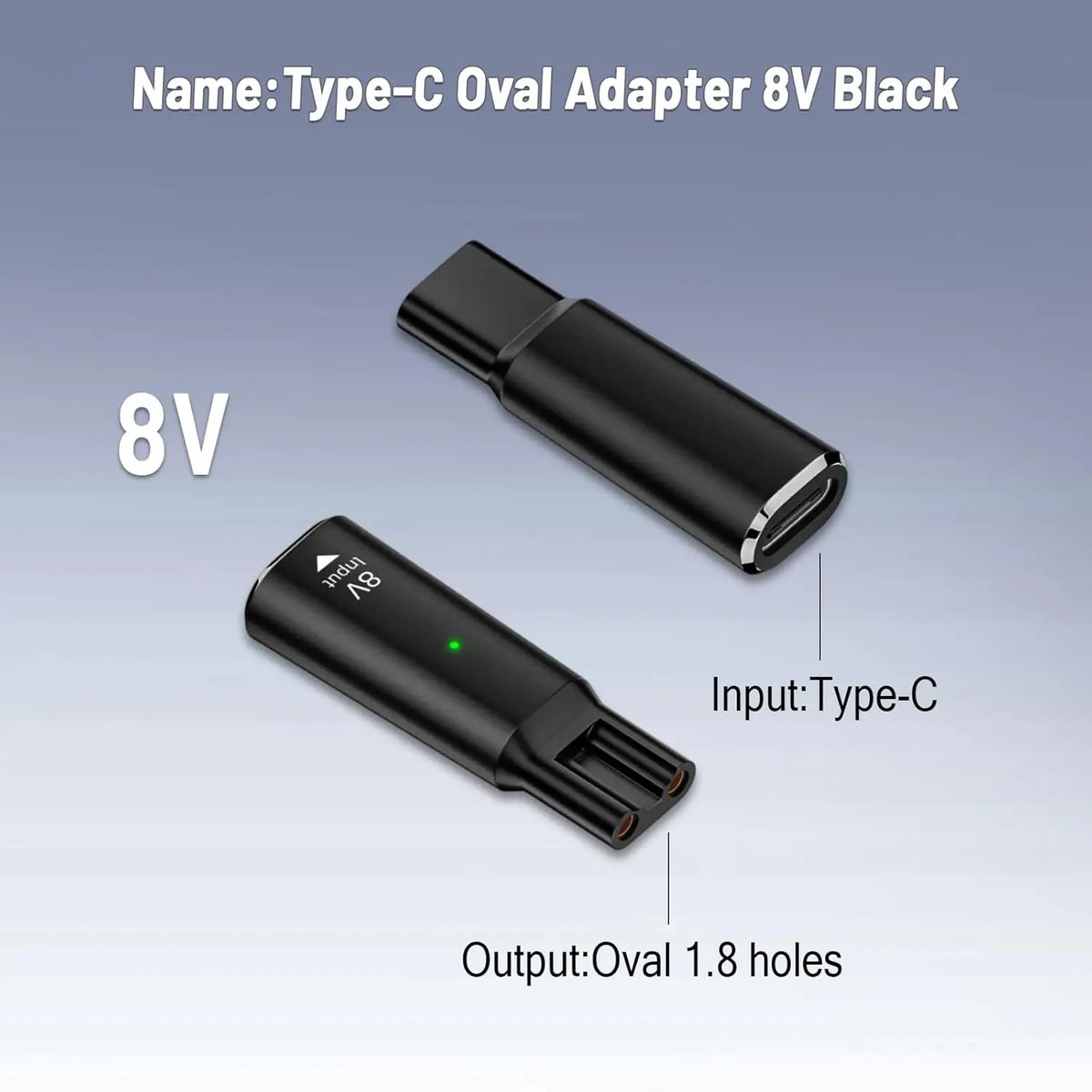 Type-C Charger Adapter for Philips OneBlade QP2530 QP2630 HQ850
